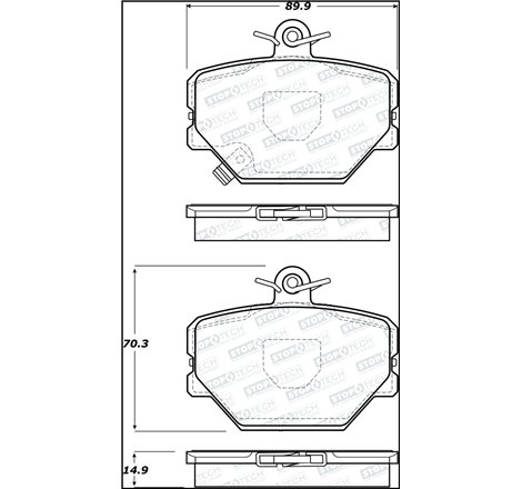 StopTech Street Brake Pads