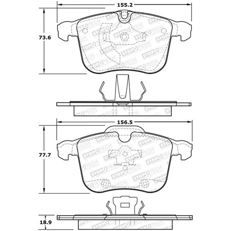 StopTech Street Brake Pads