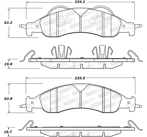 StopTech Street Brake Pads