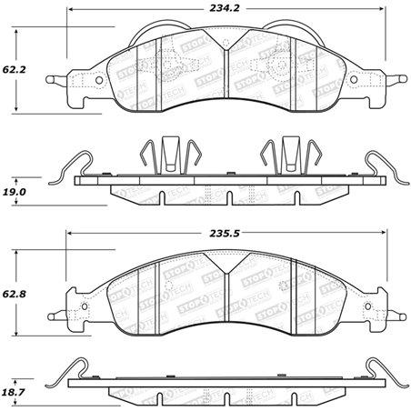 StopTech Street Brake Pads