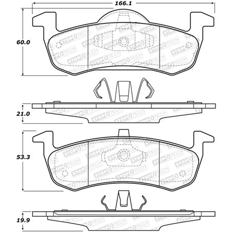 StopTech Street Brake Pads