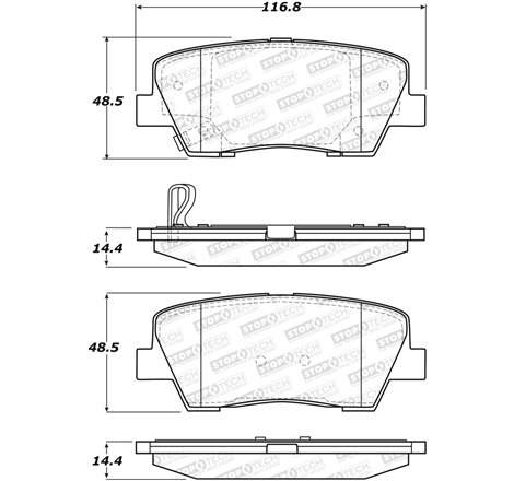 StopTech Street Brake Pads