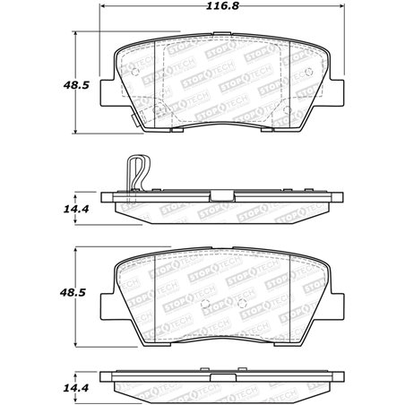 StopTech Street Brake Pads