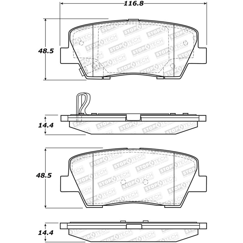 StopTech Street Brake Pads