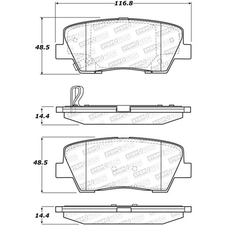 StopTech Street Brake Pads