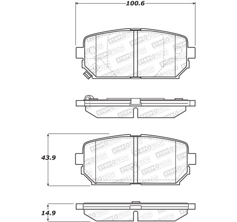 StopTech Street Brake Pads