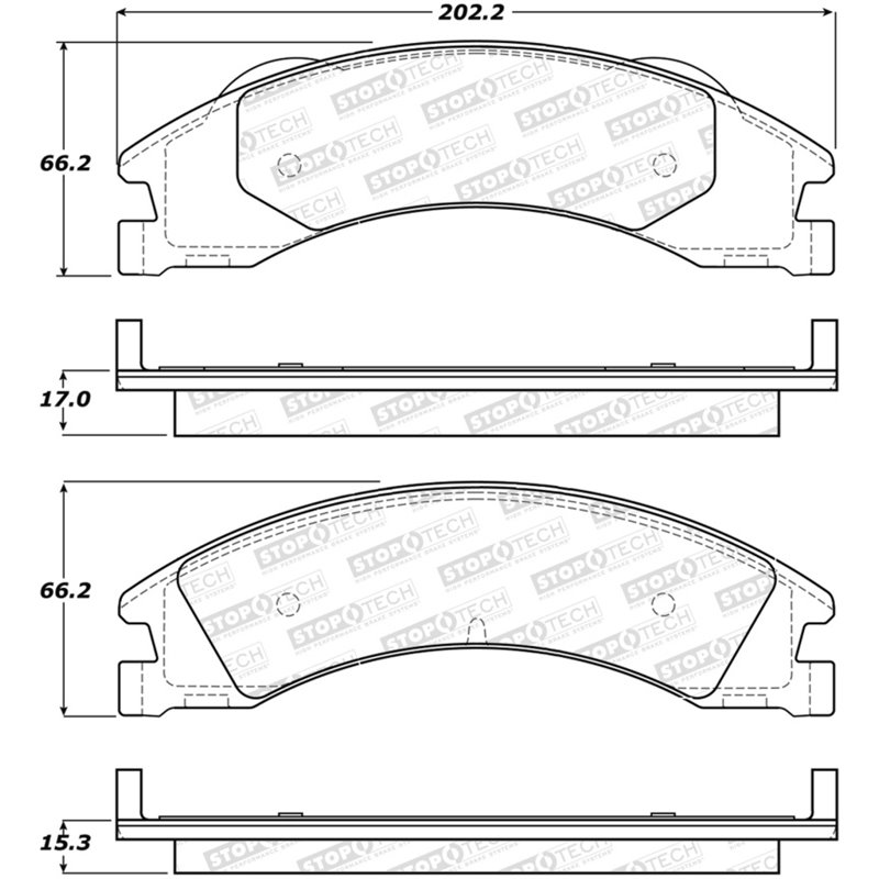 StopTech Street Brake Pads