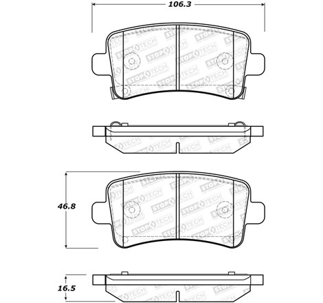 StopTech Street Brake Pads