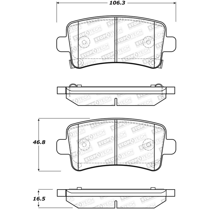 StopTech Street Brake Pads