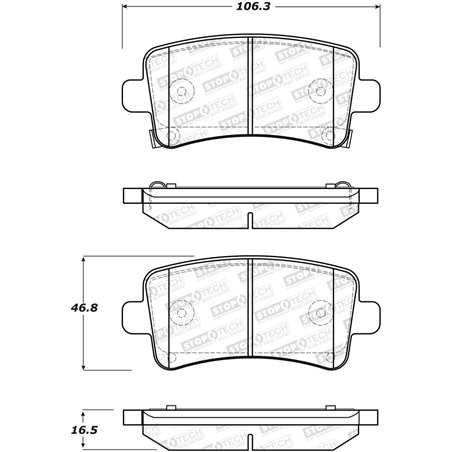 StopTech Street Brake Pads