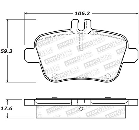 StopTech Street Brake Pads - Front