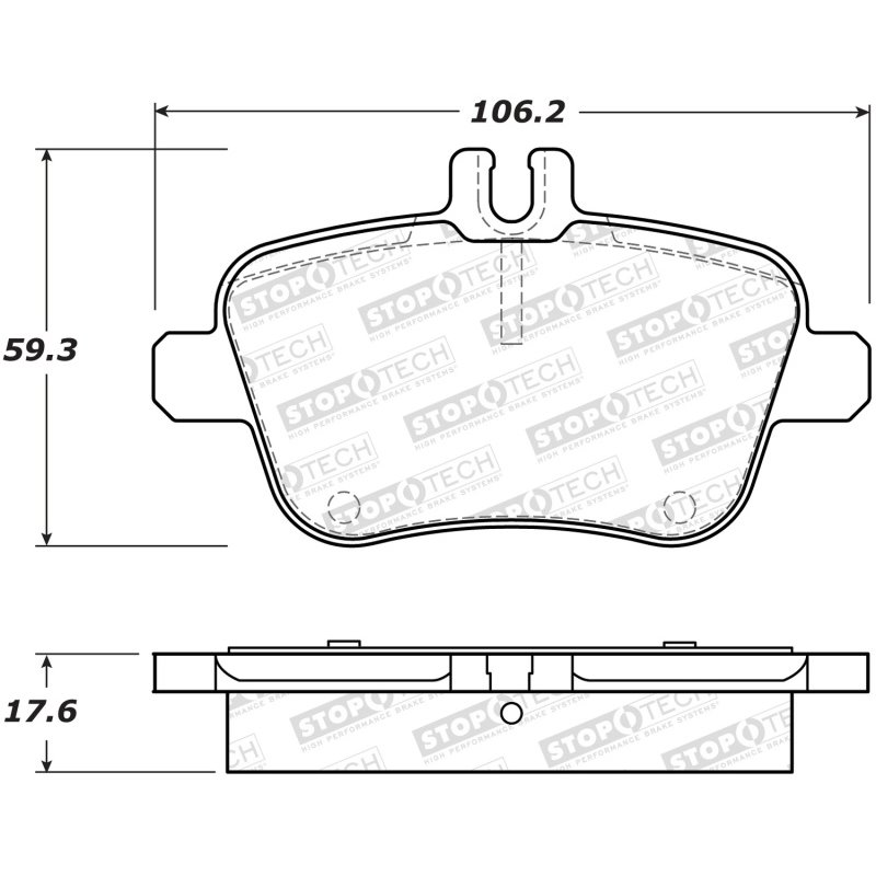 StopTech Street Brake Pads - Front