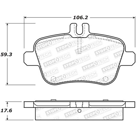 StopTech Street Brake Pads - Front