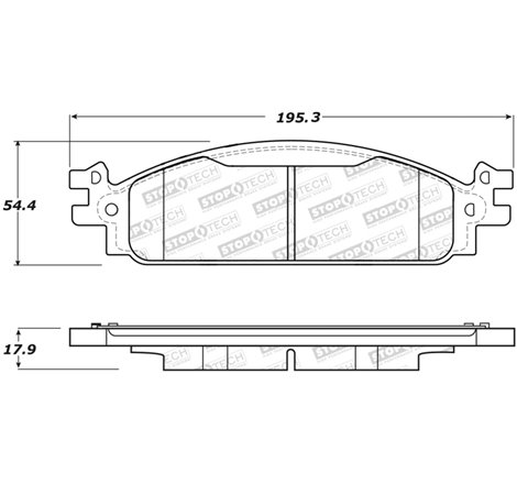 StopTech Street Brake Pads - Front