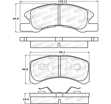 StopTech Street Brake Pads - Front