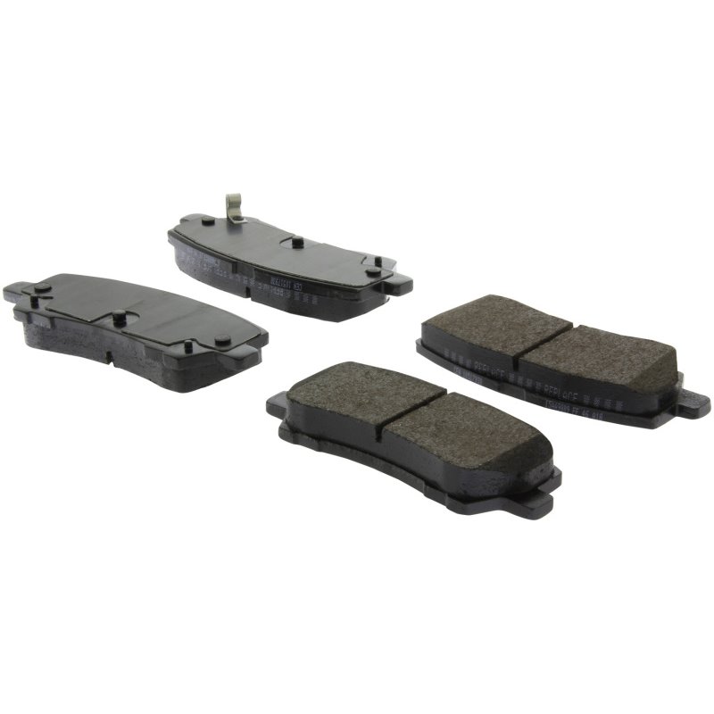 StopTech 15-18 Ford Mustang Rear Street Brake Pads w/Shims & Hardware