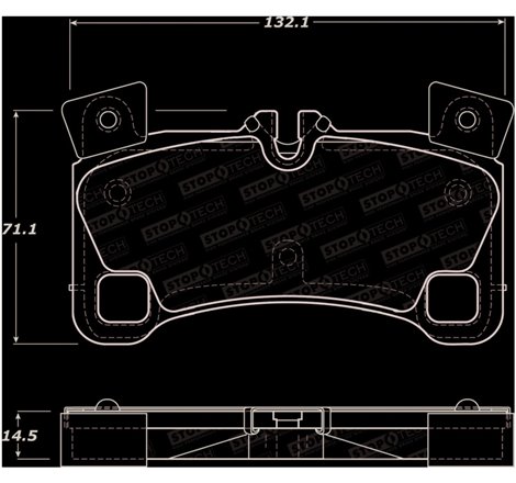 StopTech Street Brake Pads - Front