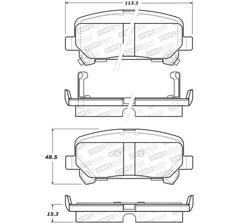 StopTech Street Brake Pads - Front