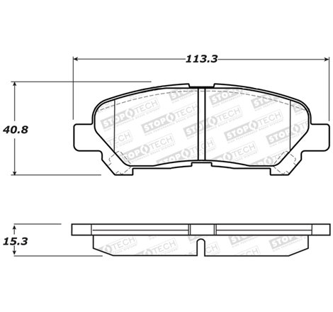 StopTech Street Brake Pads - Front