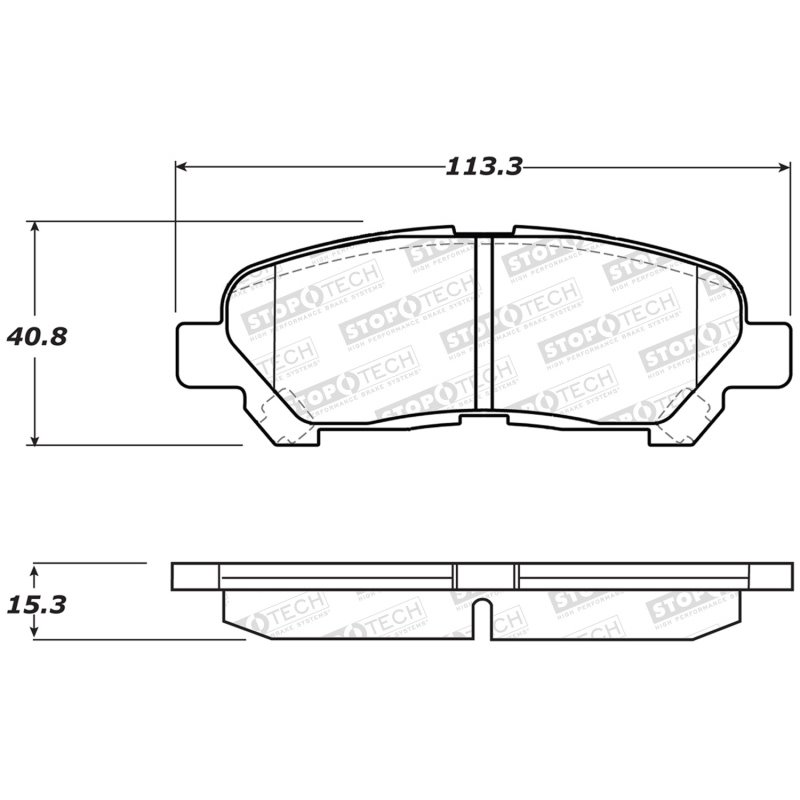 StopTech Street Brake Pads - Front