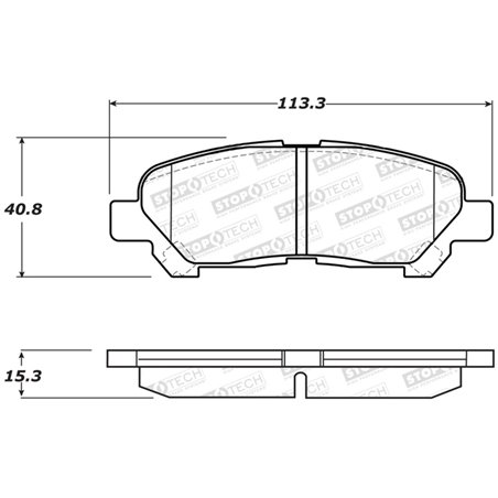 StopTech Street Brake Pads - Front