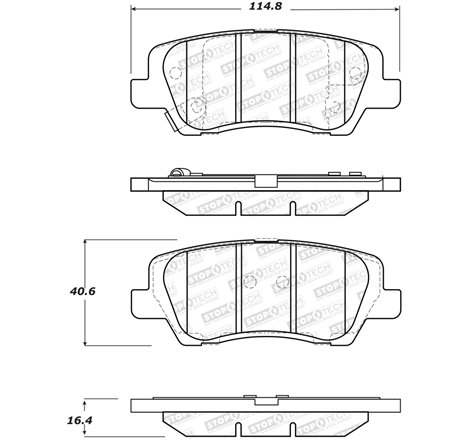 StopTech Street Brake Pads - Front