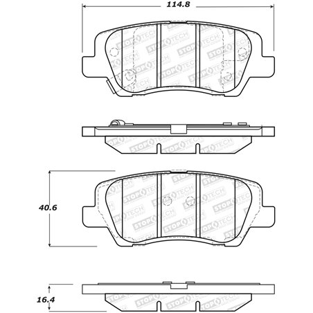 StopTech Street Brake Pads - Front