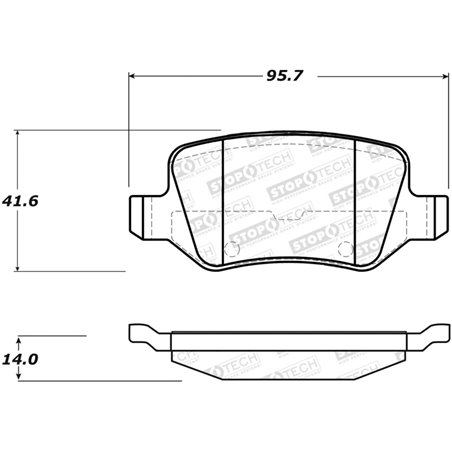 StopTech Street Brake Pads - Front