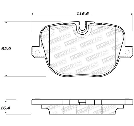 StopTech Street Brake Pads - Front