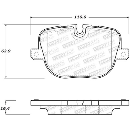 StopTech Street Brake Pads - Front