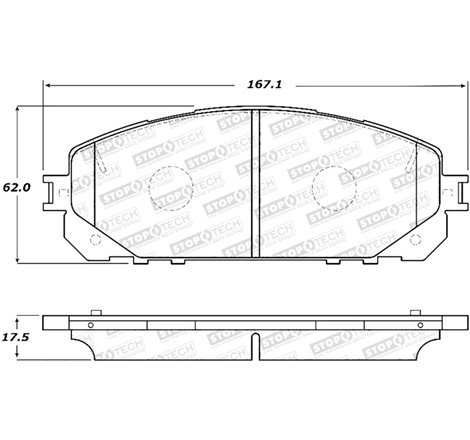 StopTech Street Brake Pads - Front