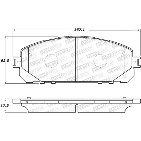 StopTech Street Brake Pads - Front