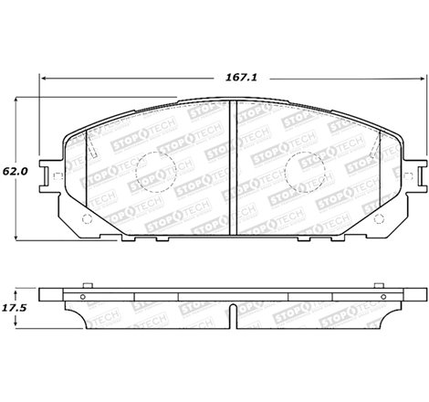 StopTech Street Brake Pads - Front