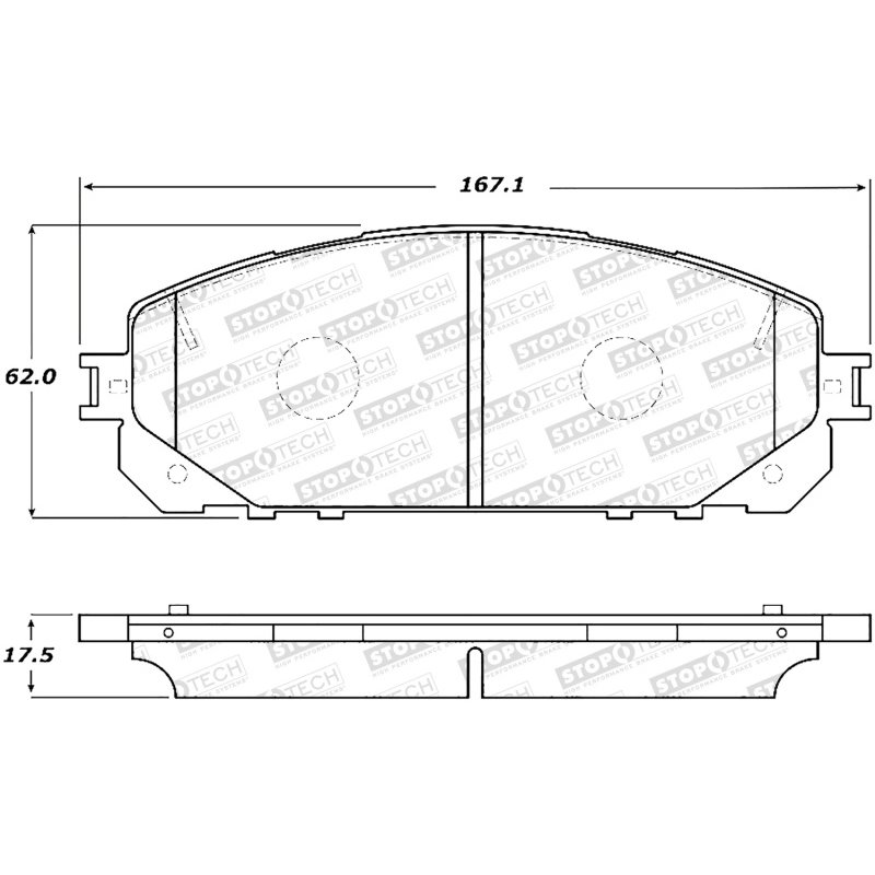 StopTech Street Brake Pads - Front