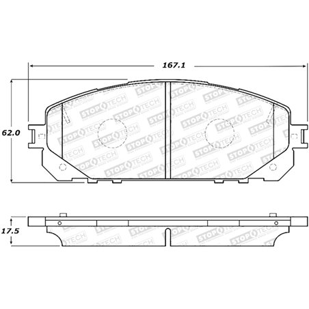 StopTech Street Brake Pads - Front