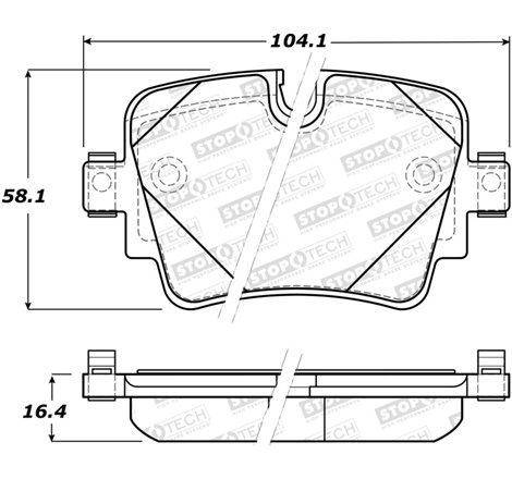 StopTech Street Brake Pads - Front