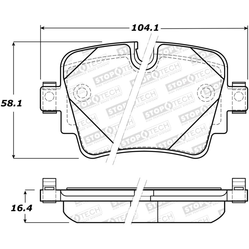 StopTech Street Brake Pads - Front