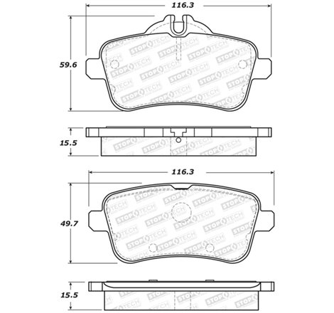 StopTech Street Brake Pads - Front