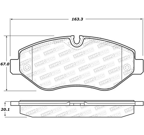 StopTech Street Brake Pads - Front