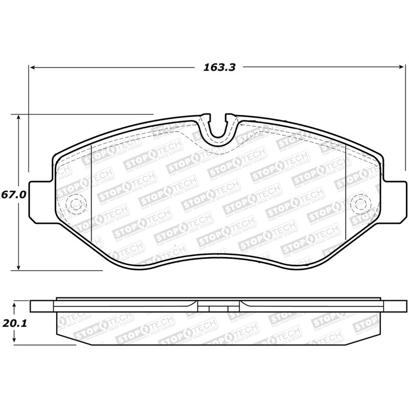 StopTech Street Brake Pads - Front