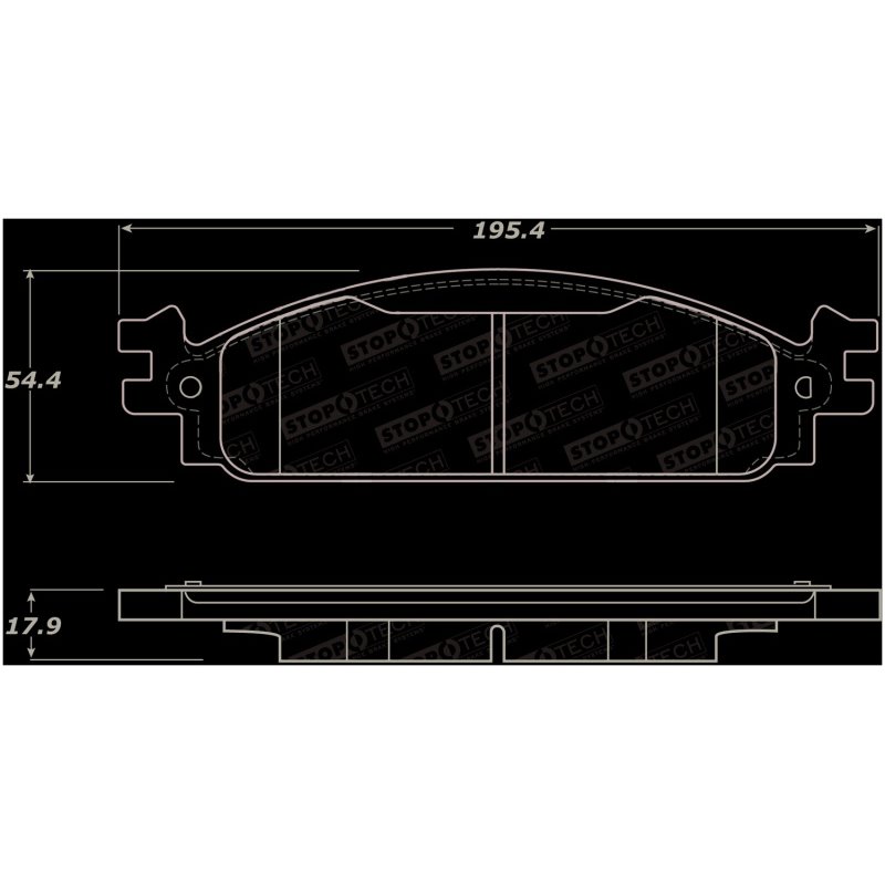 StopTech Street Brake Pads - Front