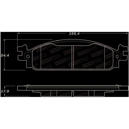 StopTech Street Brake Pads - Front