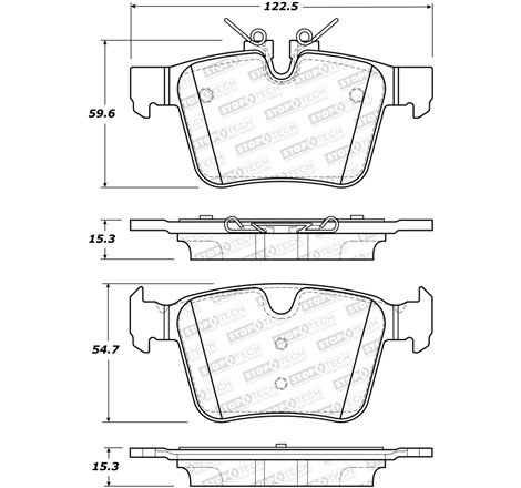 StopTech Street Brake Pads - Front