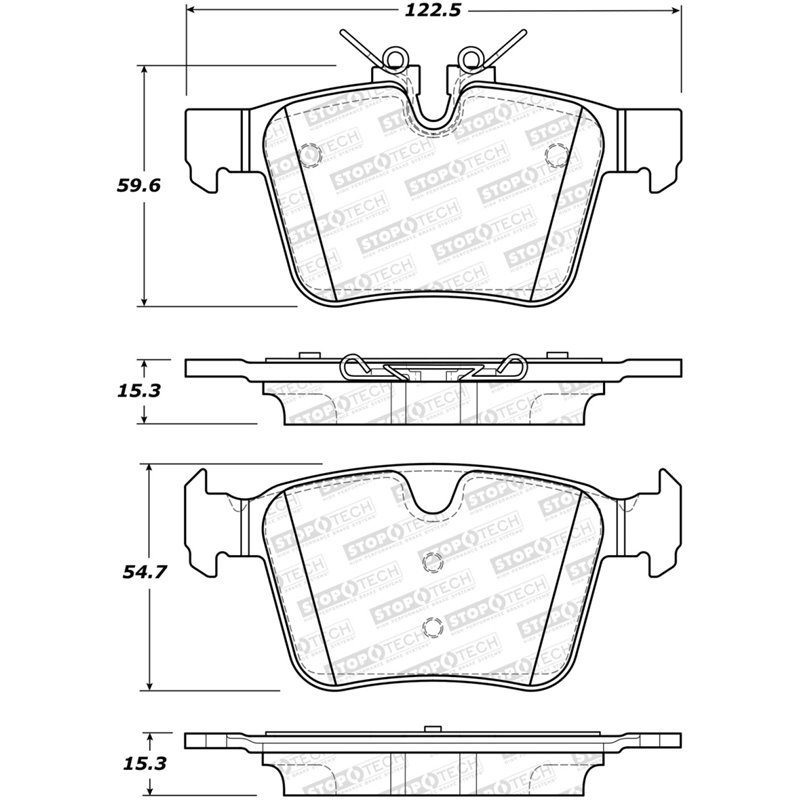 StopTech Street Brake Pads - Front