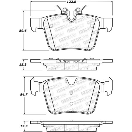 StopTech Street Brake Pads - Front