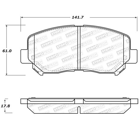 StopTech Street Brake Pads - Front