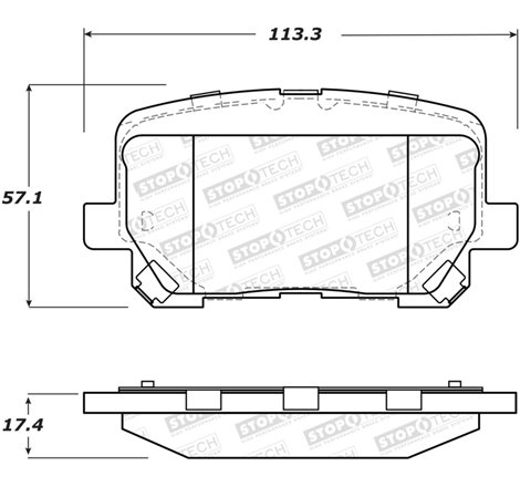 StopTech Street Brake Pads - Front