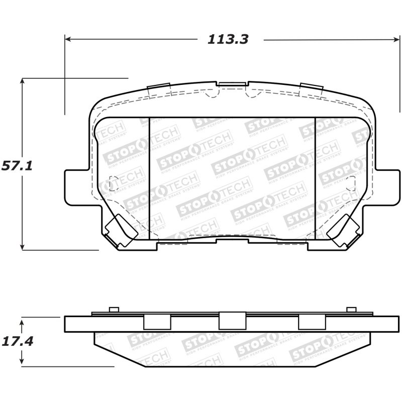 StopTech Street Brake Pads - Front