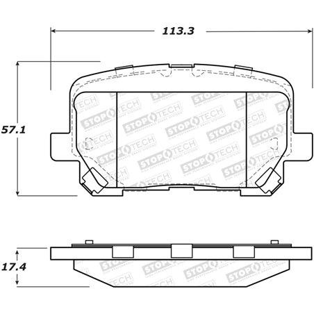 StopTech Street Brake Pads - Front