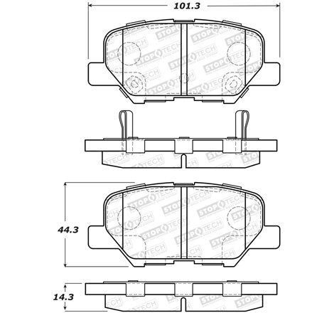 StopTech Street Brake Pads - Front